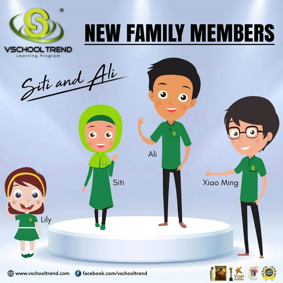 Introducing our New Vschool Trend Family Members - Ali and Siti